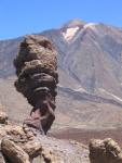 фотов Тенерифе - вулкан Тейде и висячая скала